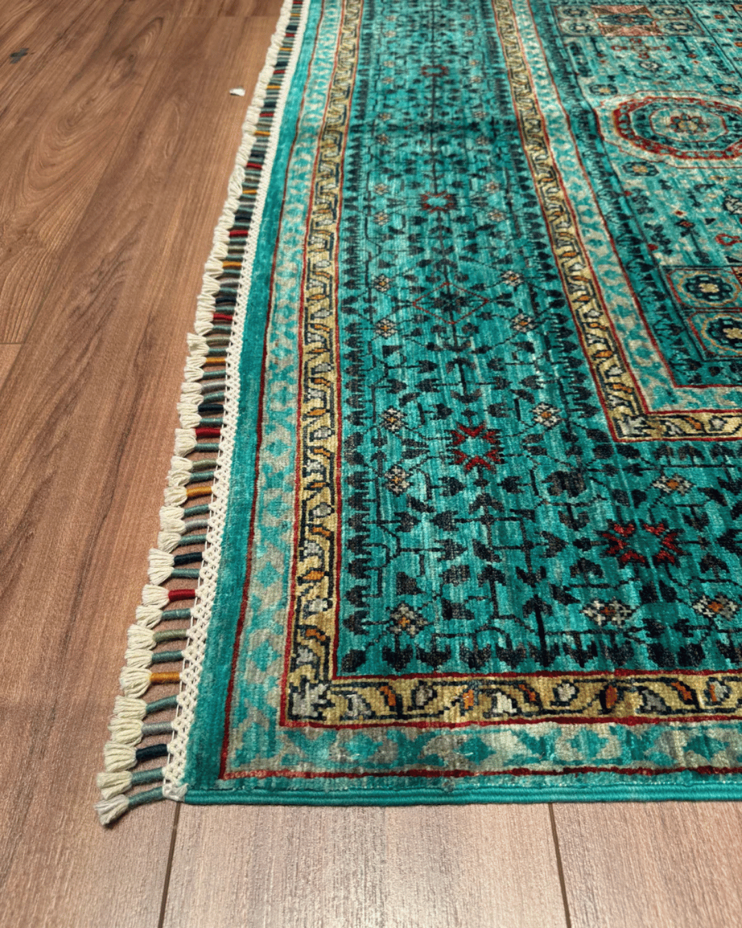 Mamluk Hand-Knotted Wool Rug 4' 9" x 6' 8"