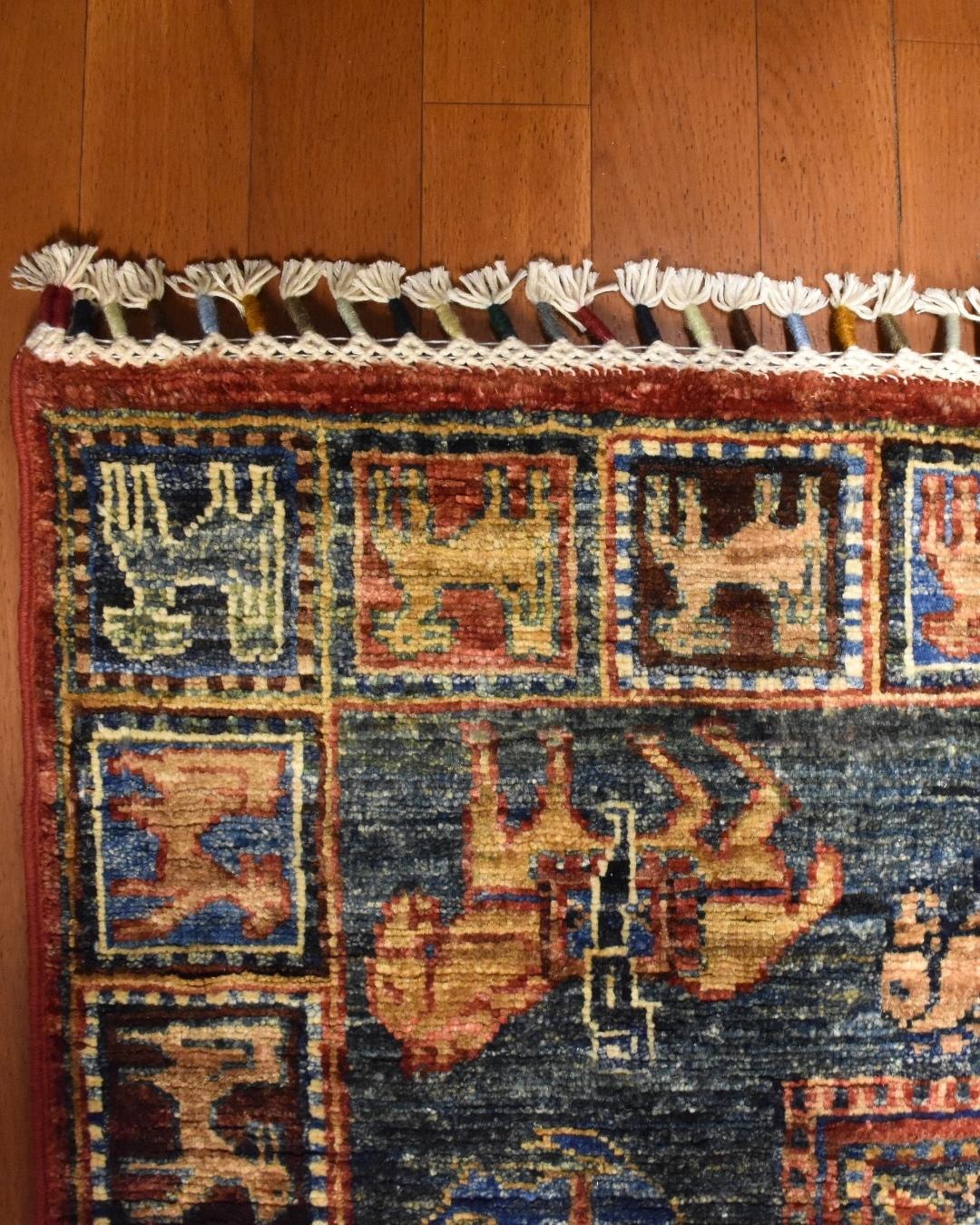 Pazyryk Hand-Knotted Wool Runner 81x302 cm 2.45m² | 3x10 ft