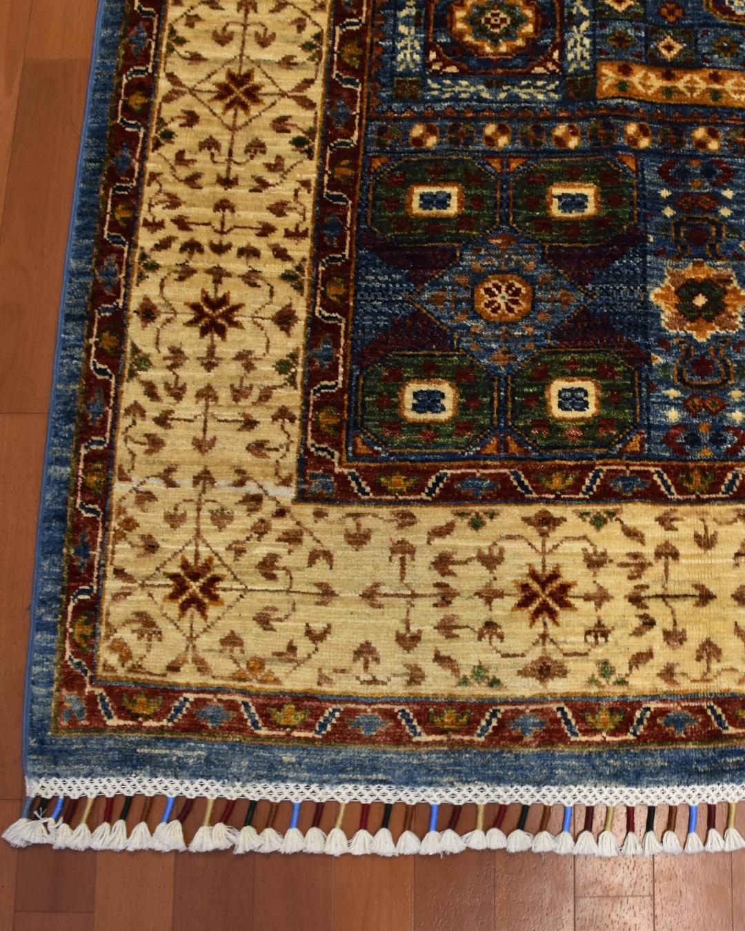 Mamluk Hand-Knotted Wool Rug 5' 1" x 6' 4"