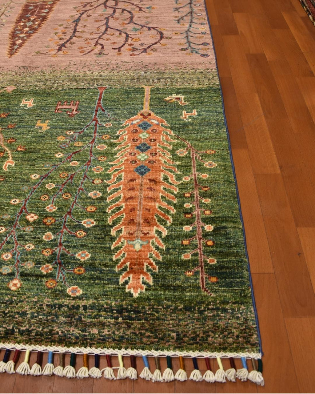 Sultani Hand-Knotted Wool Rug 5' 7" x 8'