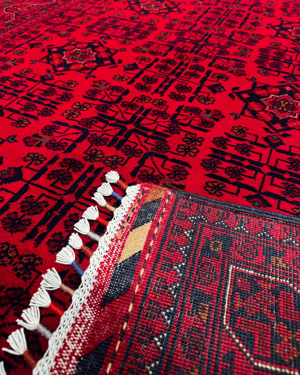 Wolle im afghanischen Stil 1,8x4,8ft – 55x146cm