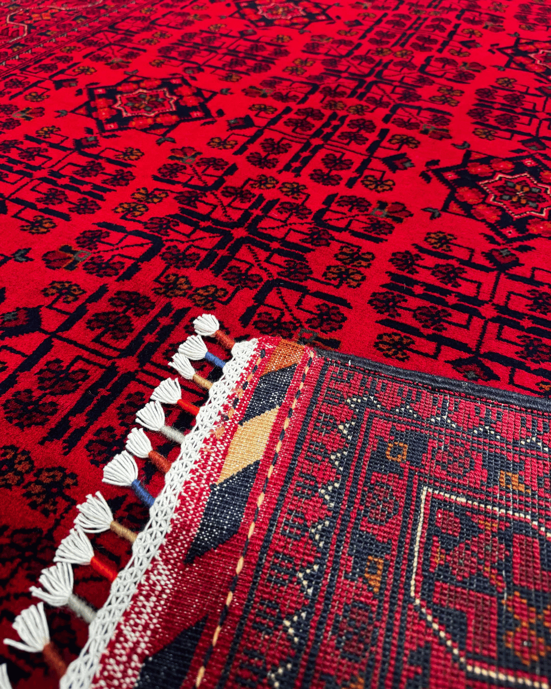 Wolle im afghanischen Stil 1,8x4,8ft – 55x146cm