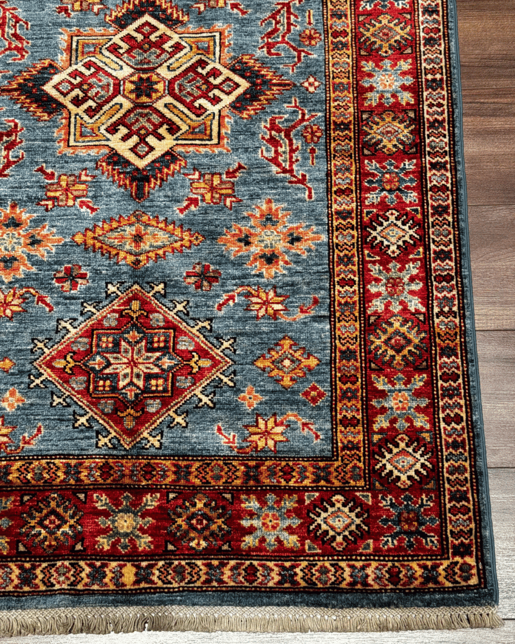Shirvan Hand-Knotted Wool Rug 3' 1" x 4' 9"