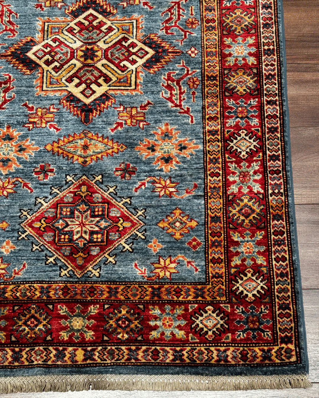Shirvan Hand-Knotted Wool Rug 3' 1" x 4' 9"