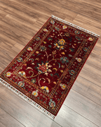 Sultani Hand-Knotted Wool Rug 2' 6" x 3' 9"
