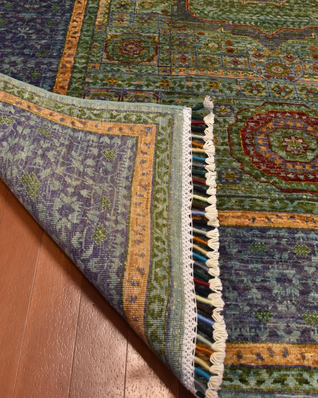 Mamluk Hand-Knotted Wool Rug 4' 2" x 6' 1"