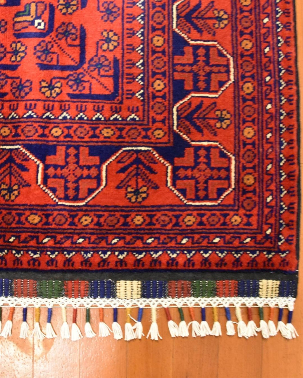 Afghan Hamyap Style Hand-Knotted Wool Rug 4' x 6' 5"