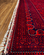 Handwoven Afghan Style Wool Rug 9' 7" x 13' 5"