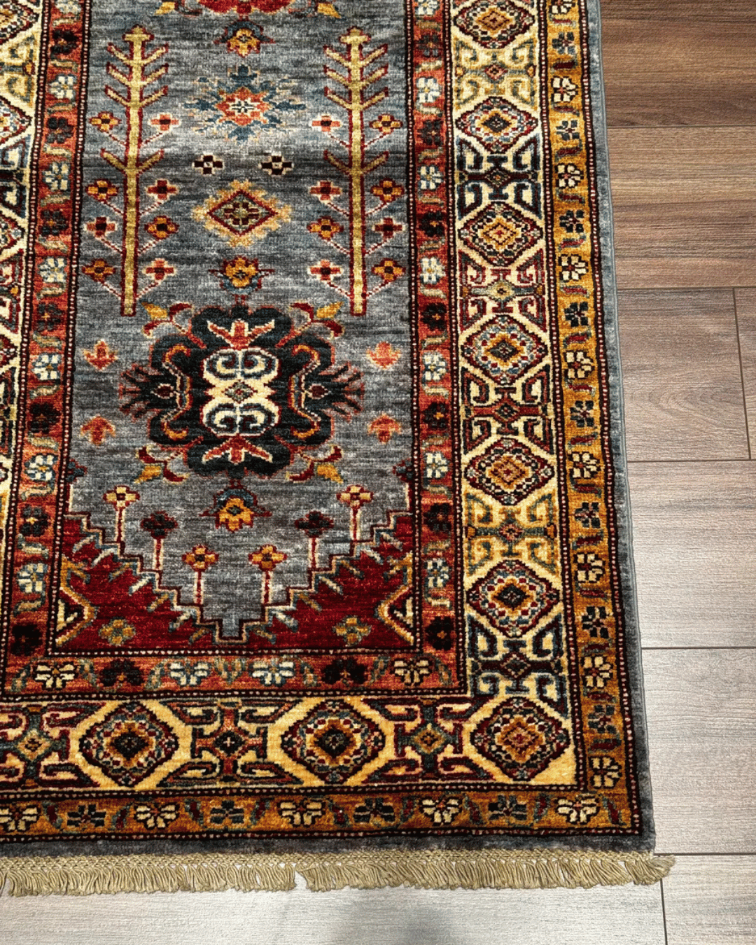 Shirvan Hand-Knotted Wool Runner 2' 6" x 9' 8"