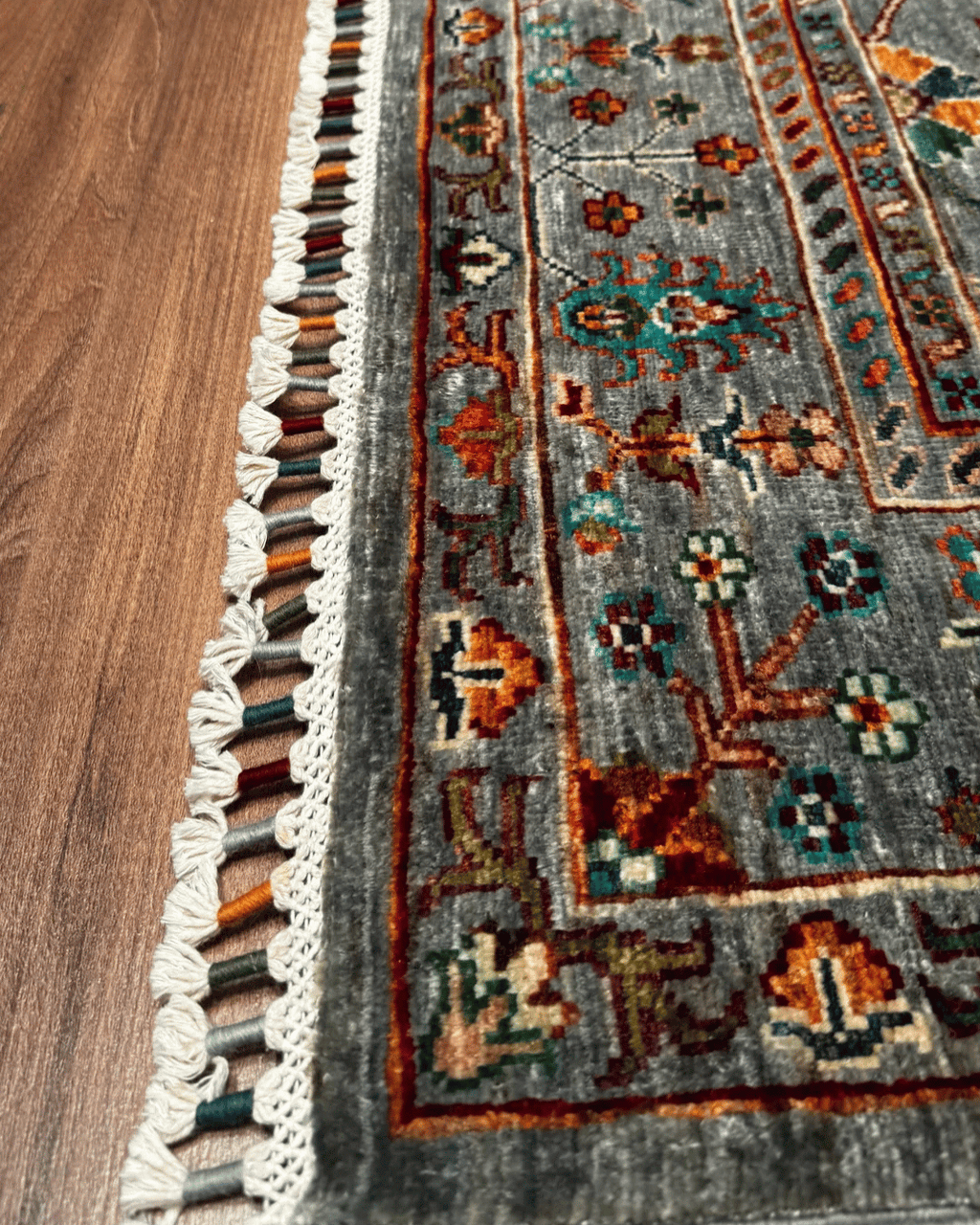 Sultani Hand-Knotted Wool Rug 4' x 6'