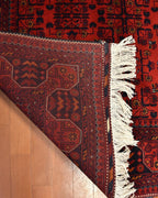 Afghan Bilcik Style Hand-Knotted Wool Rug 4' 9" x 6' 6"