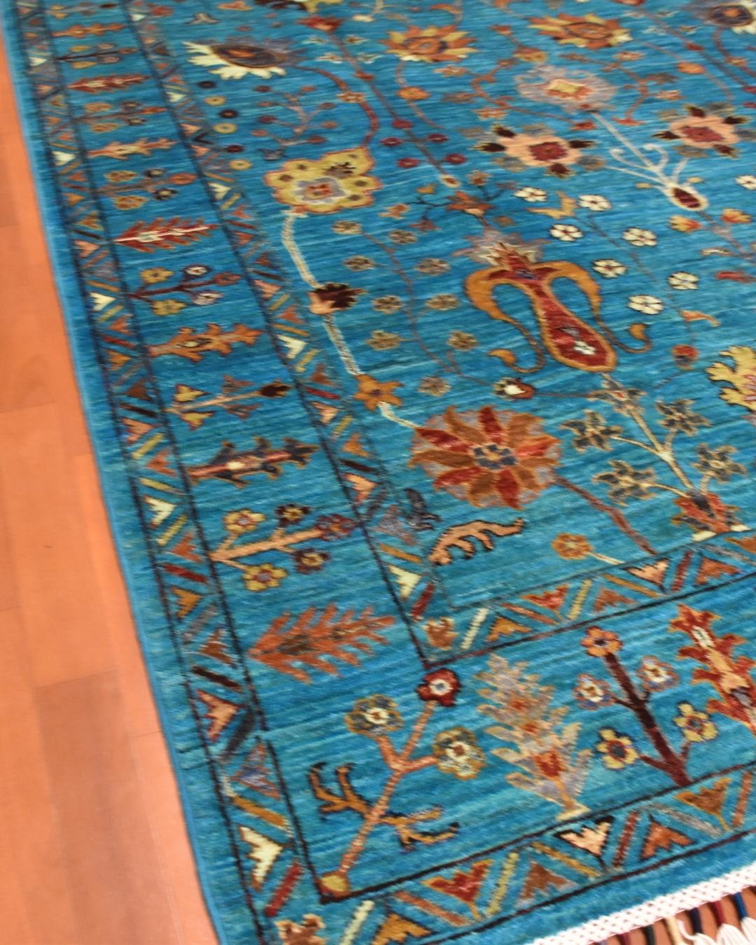 Sultani Hand-Knotted Wool Rug 156x204 cm 3.18 m² | 5x7 ft