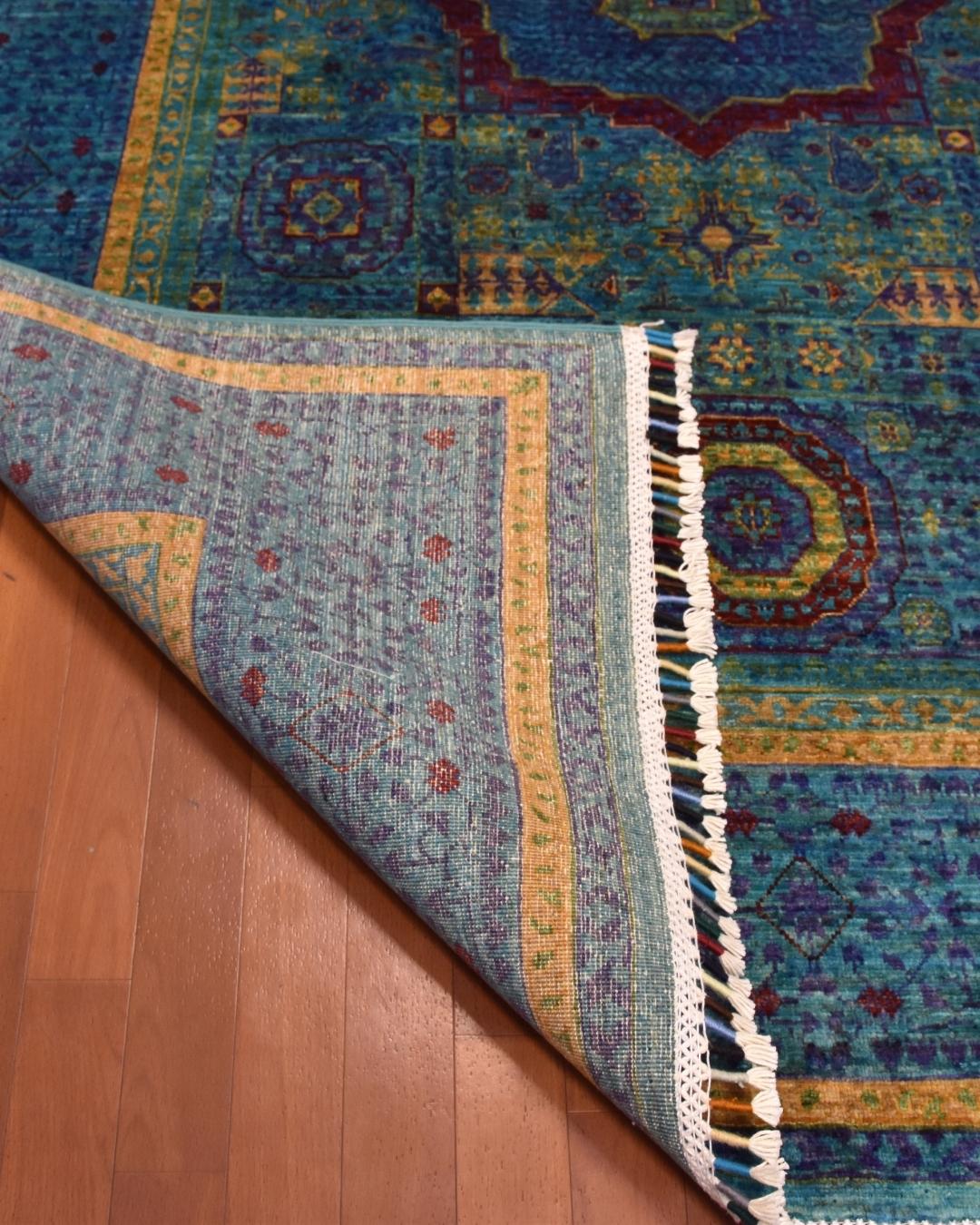 Mamluk Hand-Knotted Wool Rug 4' 9" x 7'