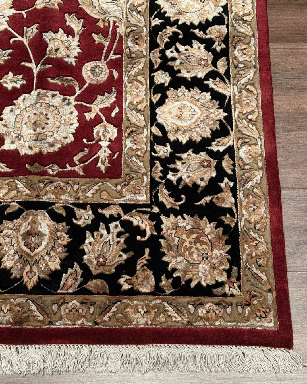 Ottoman Elegance Hand-Knotted Wool Rug 8' 3" x 10'