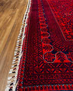 Handwoven Afghan Style Wool Rug 8' x 11' 5"