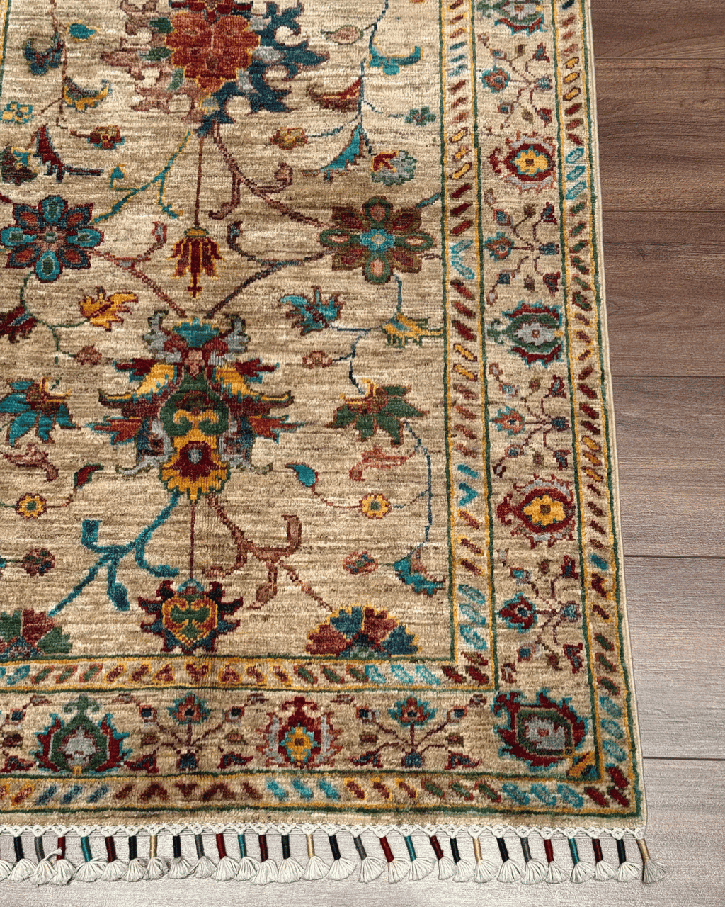 Sultani Hand-Knotted Wool Rug 2' 7" x 3' 9"
