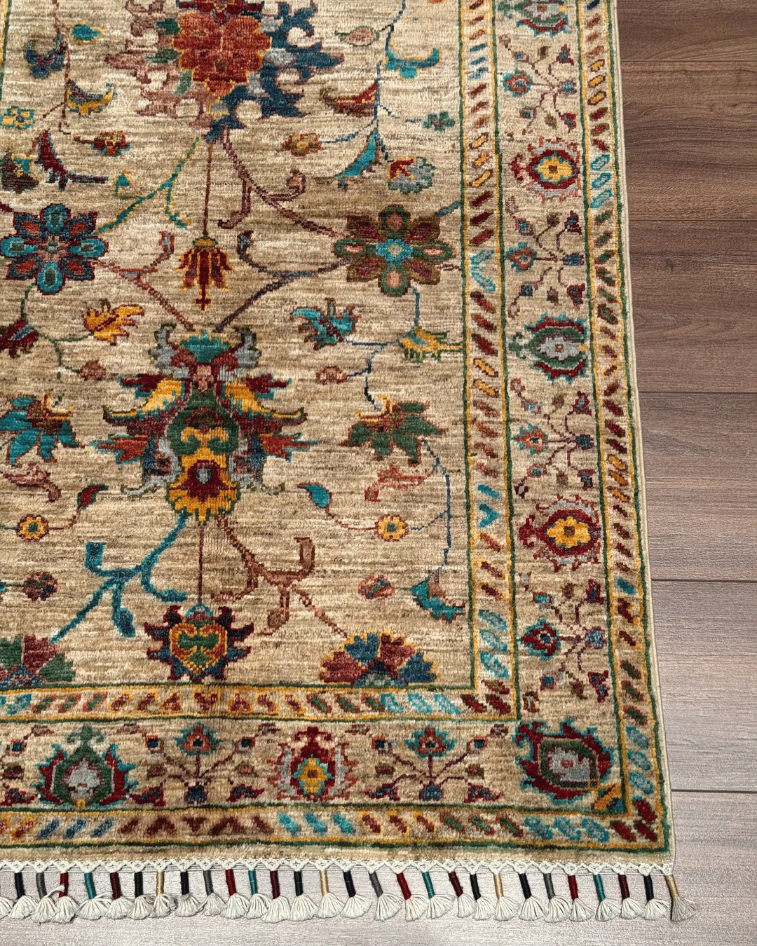 Sultani Hand-Knotted Wool Rug 2' 7" x 3' 9"