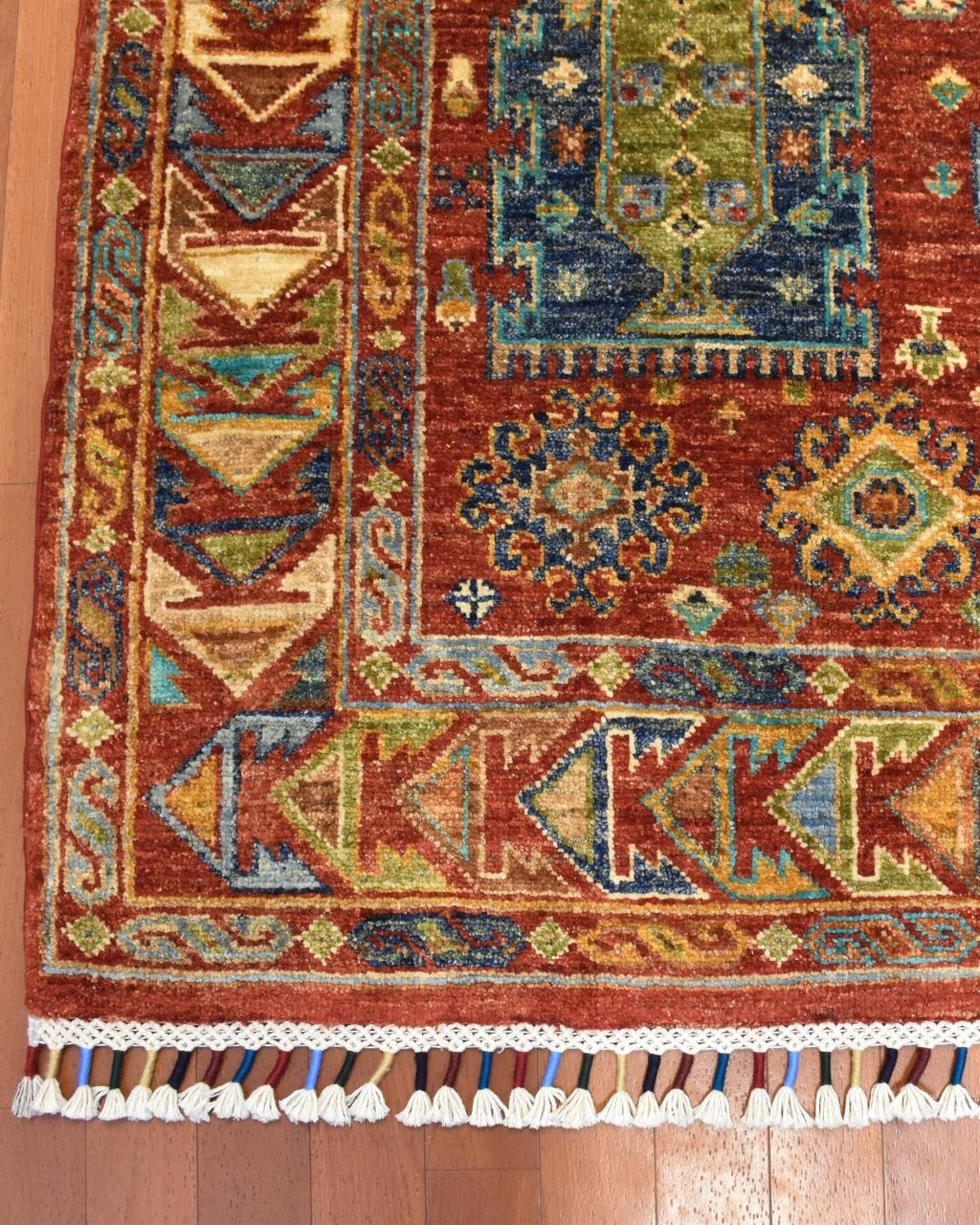 Sultani Hand-Knotted Wool Rug 4' 2" x 6' 3"