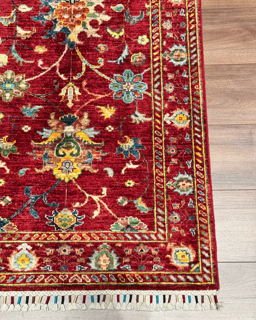 Sultani Hand-Knotted Wool Rug 2' 6" x 3' 9"
