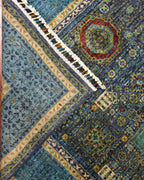 Mamluk Hand-Knotted Wool Rug 4' 9" x 6' 8"