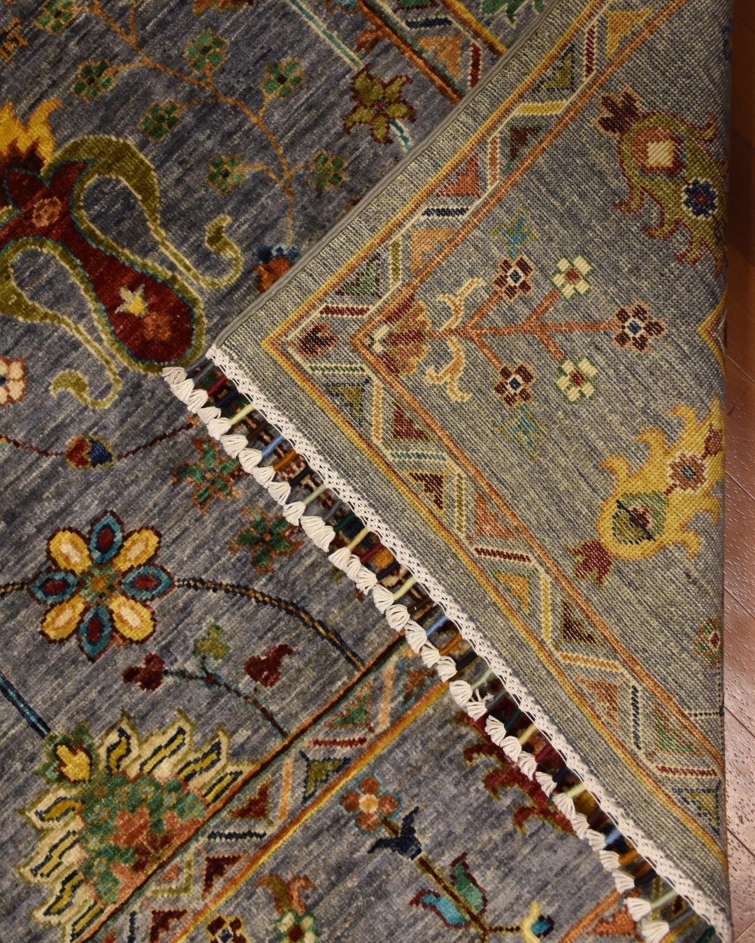 Sultani Hand-Knotted Wool Rug 6' x 8'