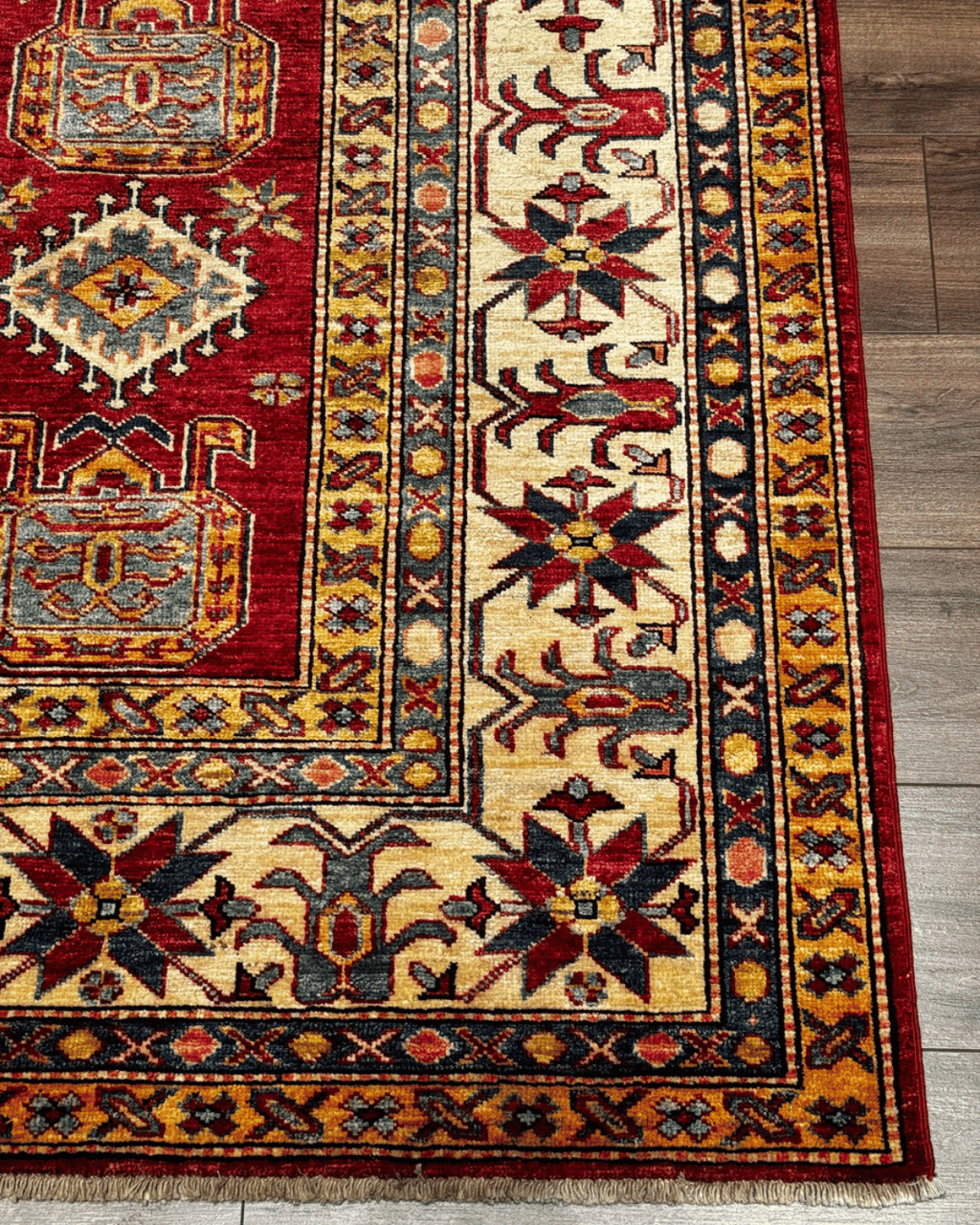 Shirvan Hand-Knotted Wool Rug 7' x 10'