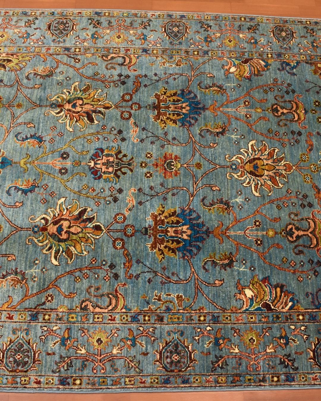 Sultani Hand-Knotted Wool Rug 152x219 cm 3.35 m² | 5x7 ft
