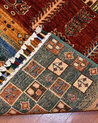 Sultani Hand-Knotted Wool Rug 4' x 5'