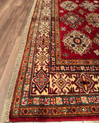 Shirvan Hand-Knotted Wool Rug 4' 8" x 6' 7"