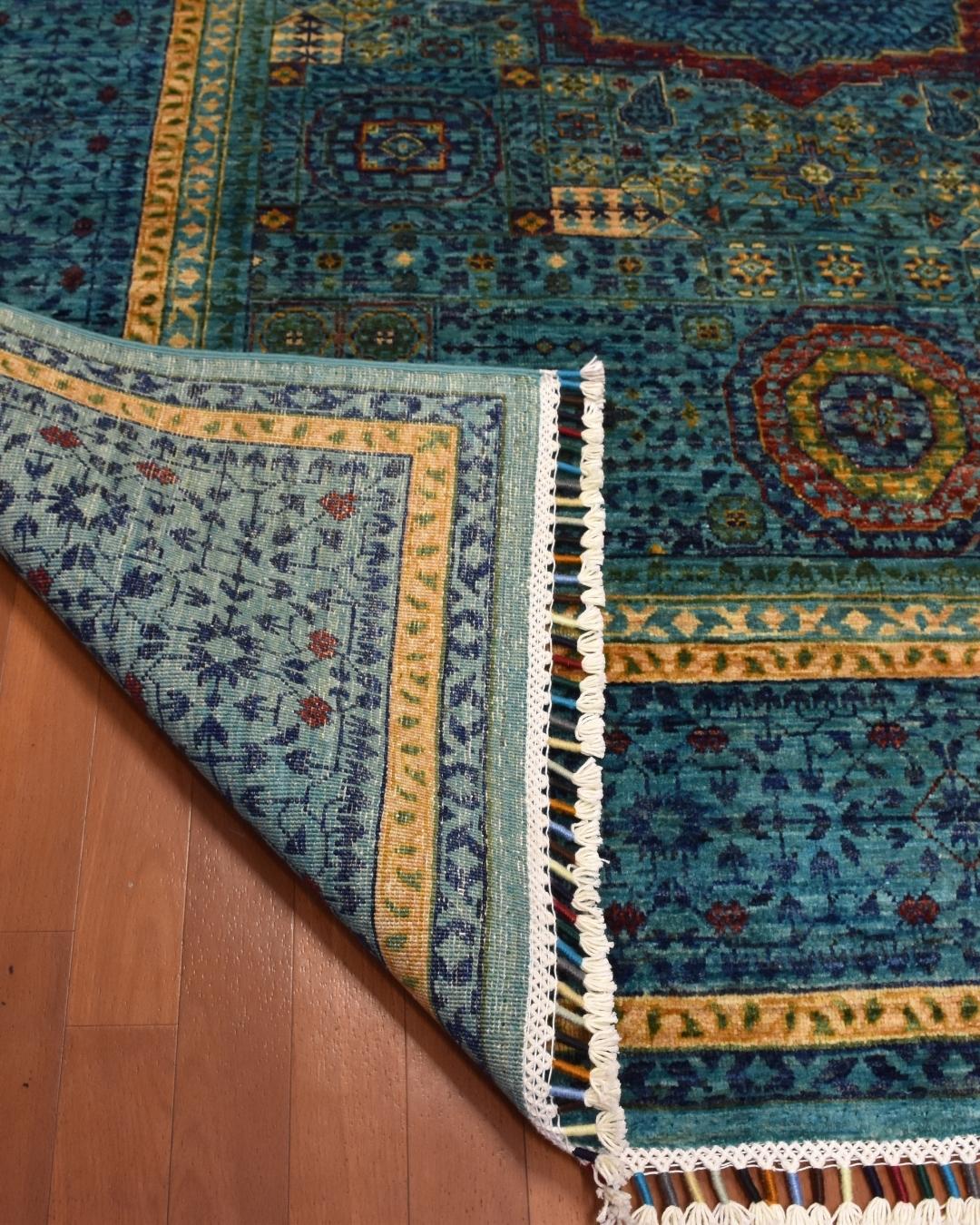 Mamluk Hand-Knotted Wool Rug 5' 2" x 6' 8"