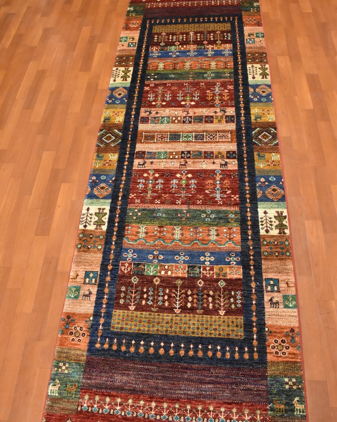 Sultani Hand-Knotted Wool Runner 2' 6" x 8' 8"