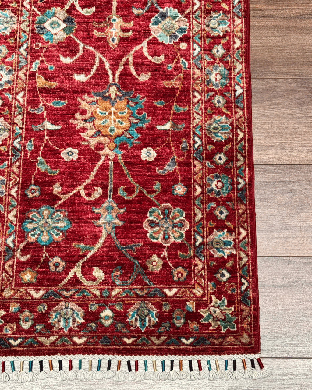 Sultani Hand-Knotted Wool Runner 1' 9" x 6' 2"