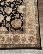 Tapis en laine style afghan 55 x 146 cm