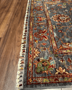 Sultani Hand-Knotted Wool Rug 4' x 6'
