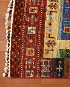 Sultani Hand-Knotted Wool Runner 2' 6" x 8' 4"