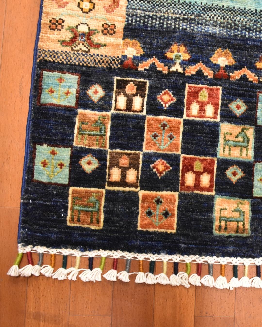 Sultani Hand-Knotted Wool Runner 2' 65" x 9' 5"