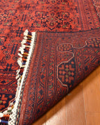 Afghan Hamyap Style Hand-Knotted Wool Rug 3' 9" x 5' 9"