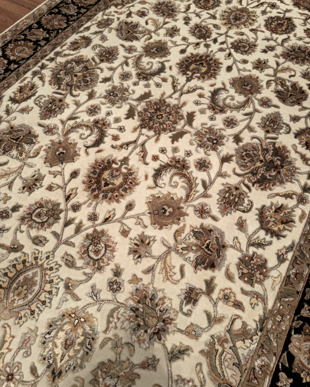 Tapis en laine style afghan 55 x 146 cm