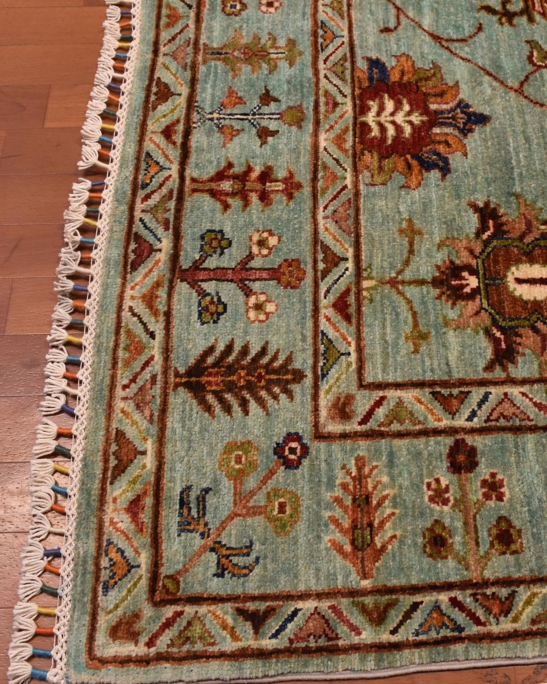 Sultani Hand-Knotted Wool Rug 5' x 6' 8"