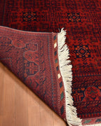 Afghan Bilcik Style Hand-Knotted Wool Rug 4' 5" x 6' 6"