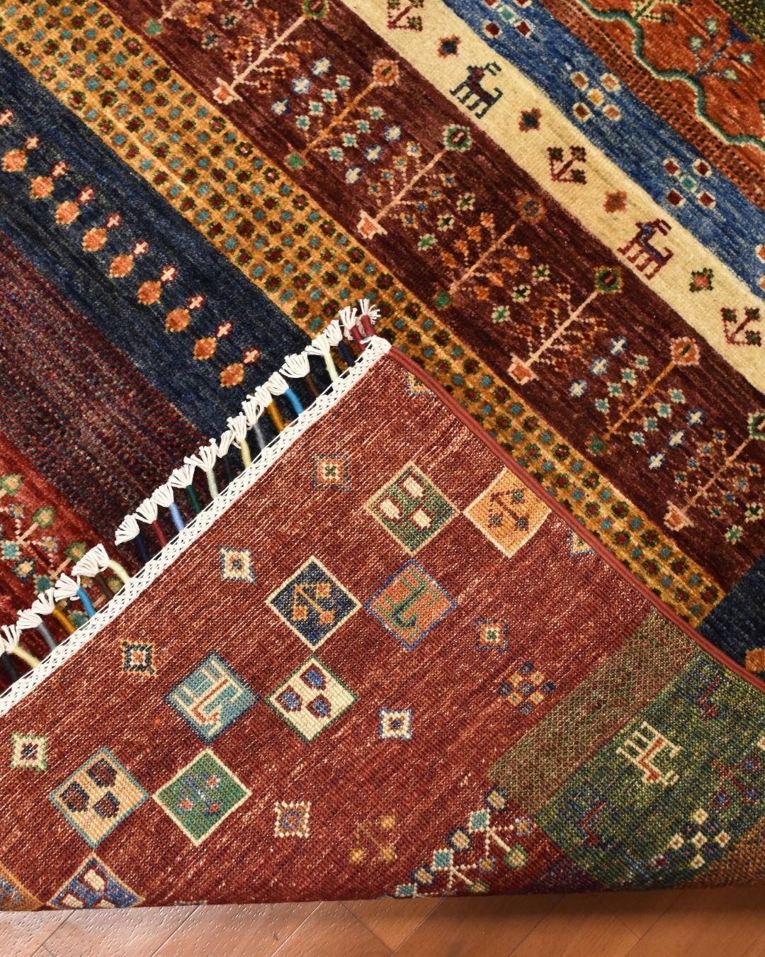 Sultani Hand-Knotted Wool Rug 5' 9" x 8'