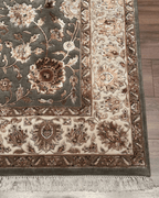 Ottoman Elegance Hand-Knotted Wool Rug 6' 6" x 9' 9"