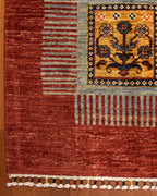 Veziri Hand-Knotted Wool Rug 173x237cm | 6x8ft