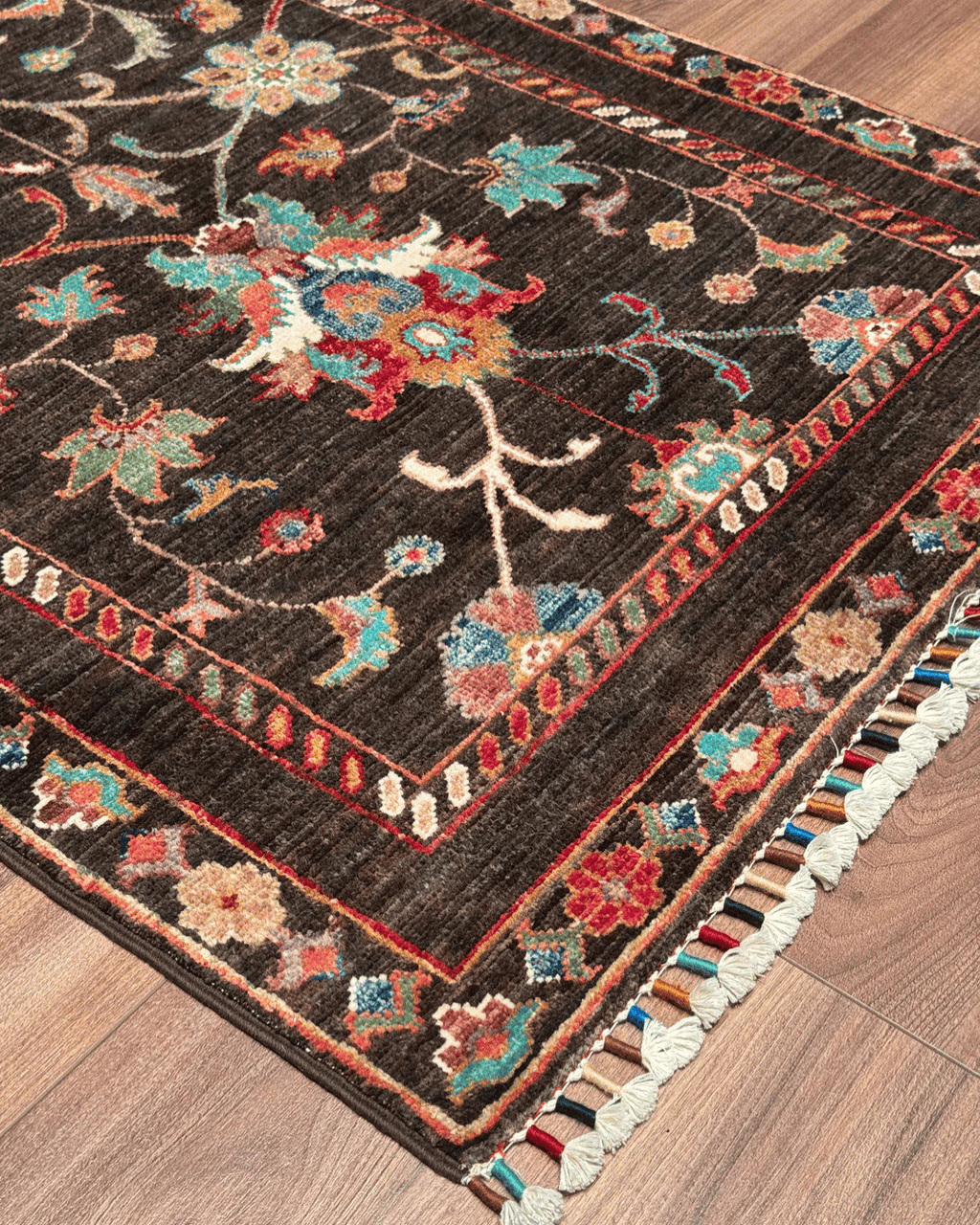 Sultani Hand-Knotted Wool Rug 2' 8" x 4' 2"