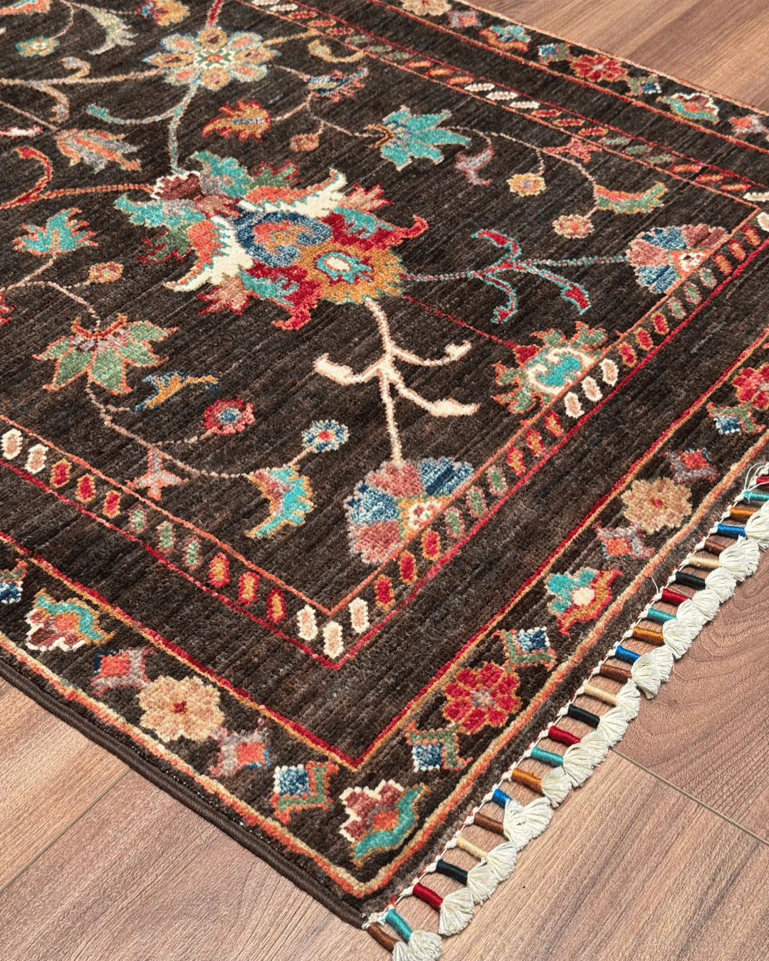 Sultani Hand-Knotted Wool Rug 2' 8" x 4' 2"