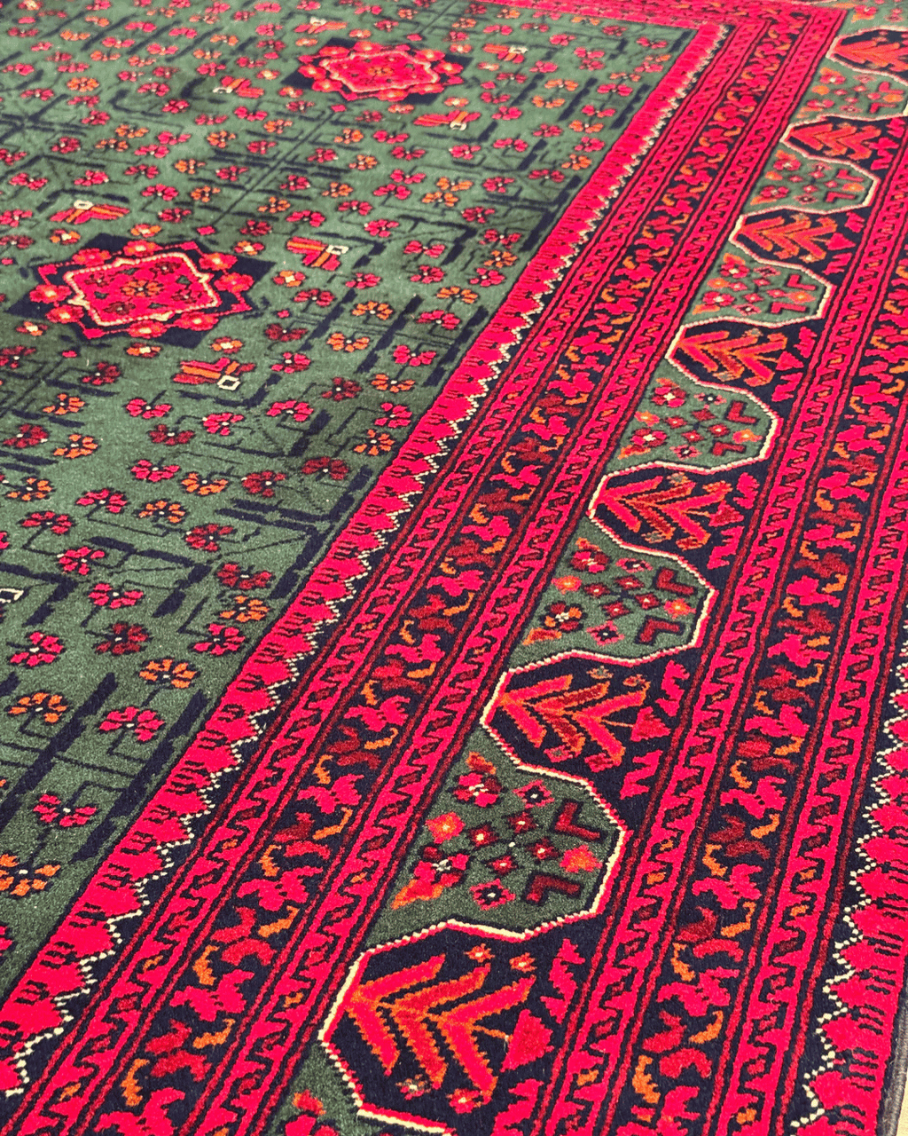 Wolle im afghanischen Stil 1,8x4,8ft – 55x146cm