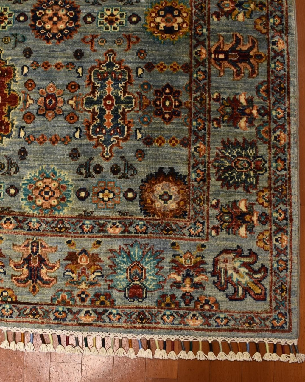 Sultani Hand-Knotted Wool Rug 4' x 6' 4"