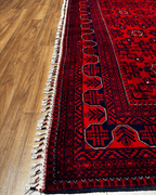 Handwoven Afghan Style Wool Rug 8' 1" x 11' 4"