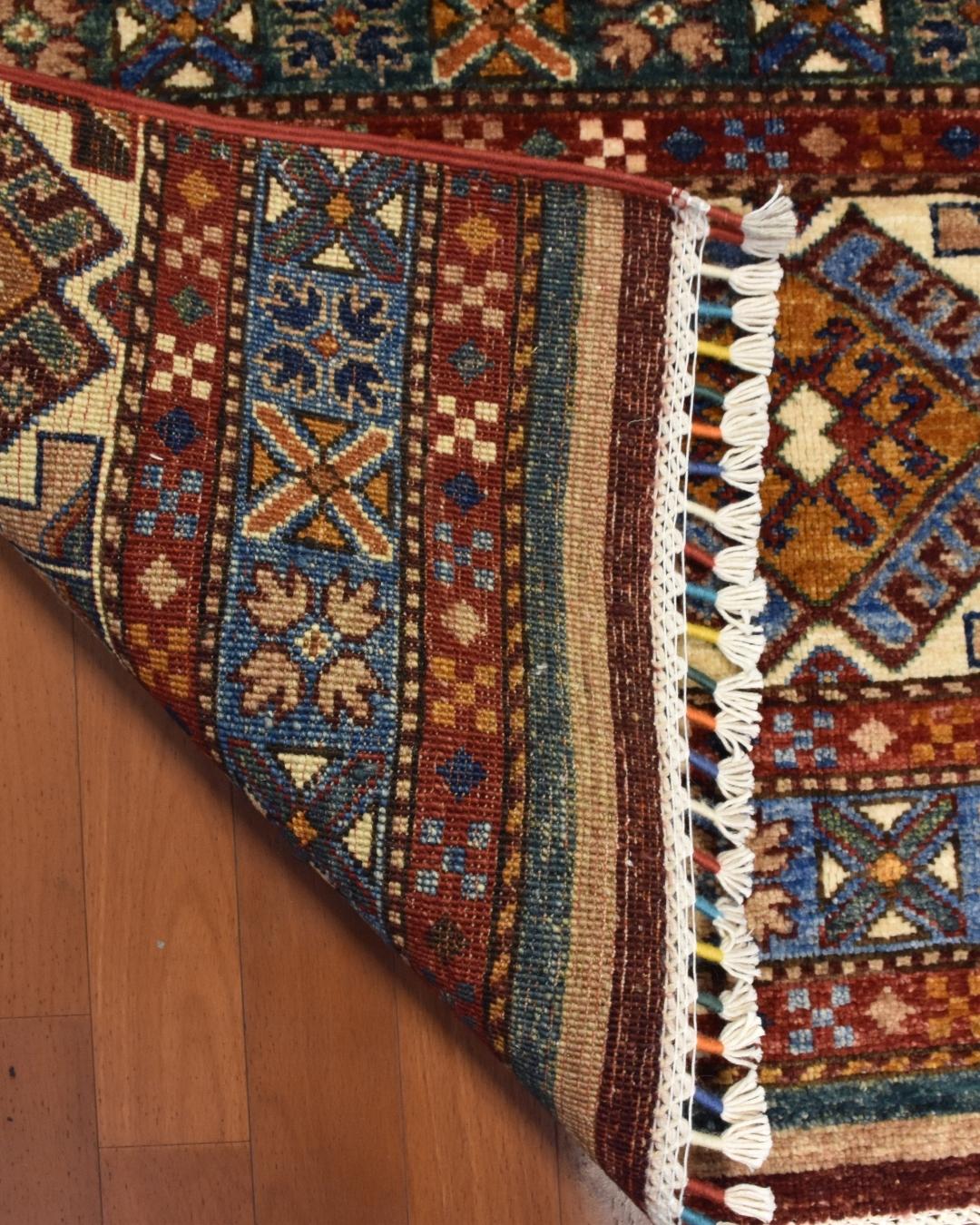 Sultani Hand-Knotted Wool Rug 5' x 6' 6"