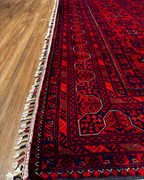 Handwoven Afghan Style Wool Rug 8' 5" x 11' 5"